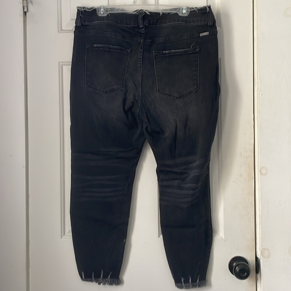 Women’s Kancan destructed waist high rise jeans - Picture 2 of 6